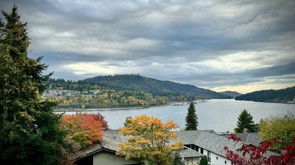 View over Burrard Inlet in Port Moody